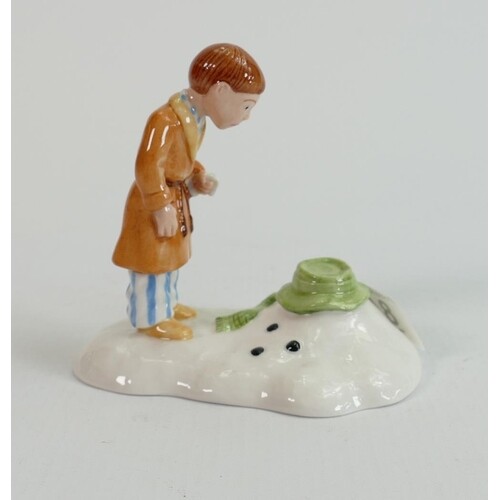 Royal Doulton snowman tableau figure: The Journey Ends, limi...