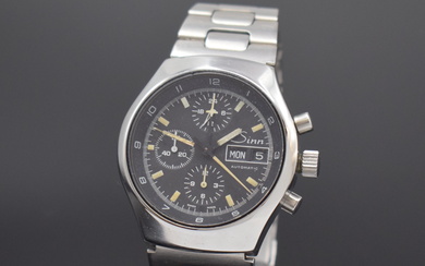 SINN gents wristwatch with chronograph in steel, Switzerland around 1990,...