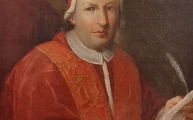 Scuola romana (XVIII) - Ritratto di Papa Pio VI