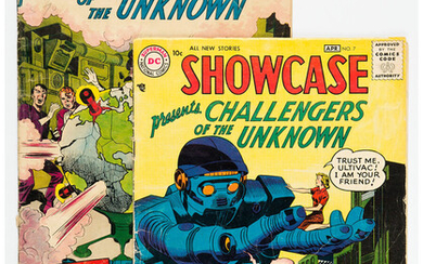 Showcase #7 and 11 Challengers of the Unknown Group...