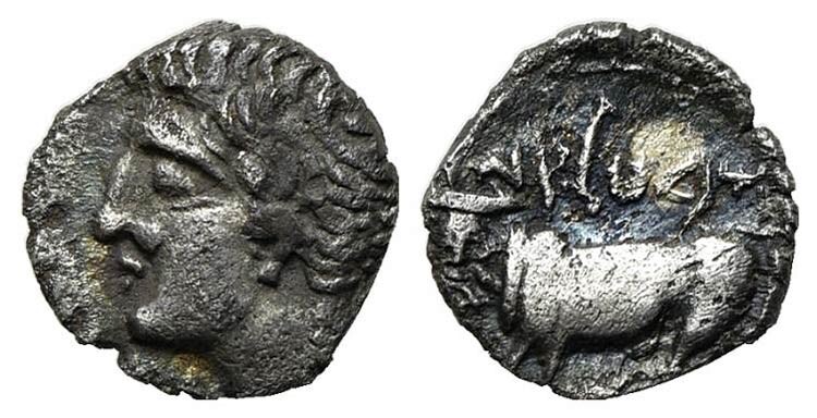 Sicily, Panormos as Ziz, Litra, ca. 405-380 BC; AR (g...