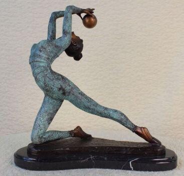 Signed Collett, Dancer Bronze Sculpture