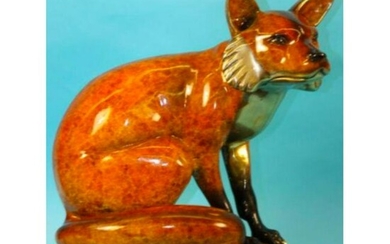 Signed, Limited Edition Bronze Sculpture, Fox