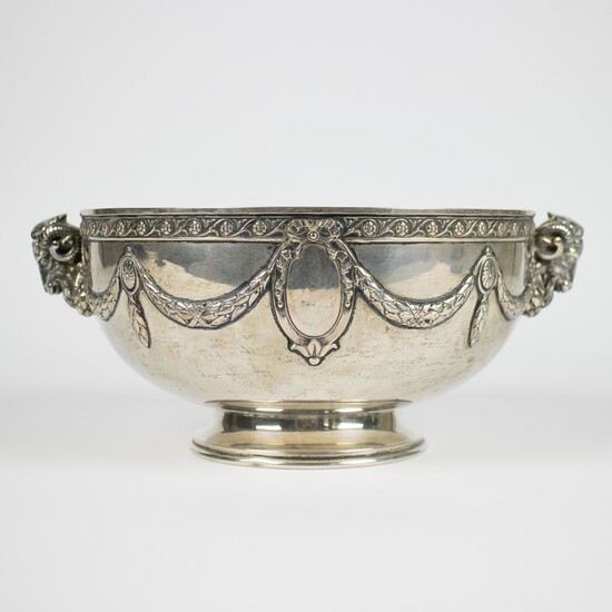 Silver bowl style Louis XVI