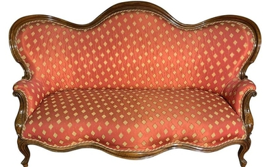 Sofa Louis Philippe, nineteenth century. Upholstery