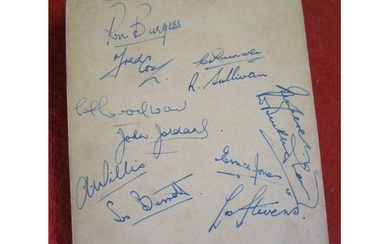 Spurs/Tottenham Hotspur FC Interest: A vintage autograph alb...