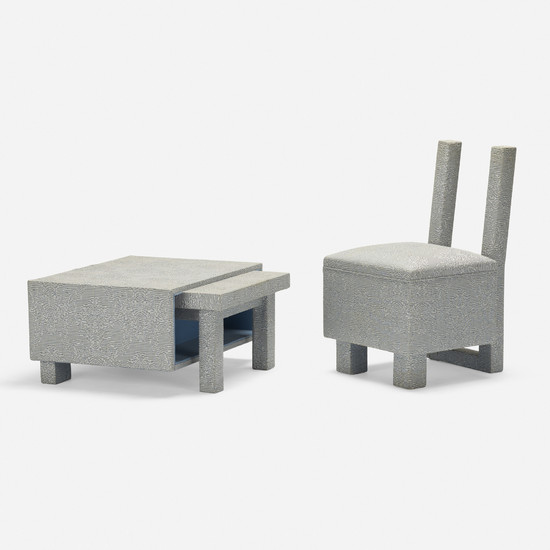 Studio Minale-Meda, Prototype Chroma Key chair & table