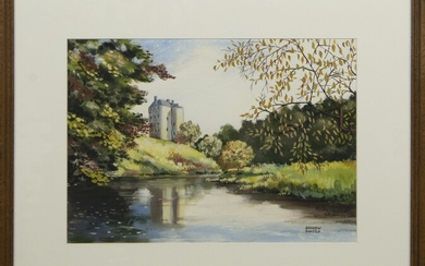 TOWER ON THE BANKS, A MIXED MEDIA BY ANDREW BAXTER