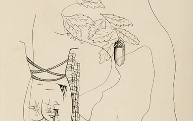 TOYEN (MARIE CERMINOVA, 1902-1980) Erotic Illustration from Marquis de Sade: Justina cili prokletí...