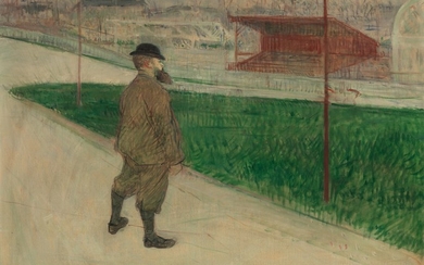 TRISTAN BERNARD AU VÉLODROME BUFFALO, Henri de Toulouse-Lautrec