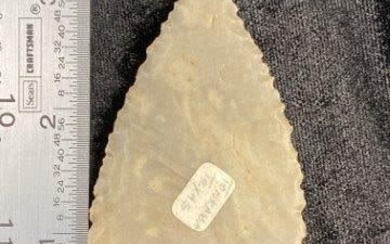 Texas Point Indian Artifact Arrowhead