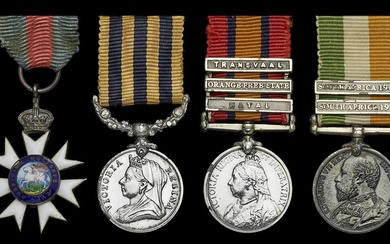 The C.M.G. group of four miniature dress medals worn by Lieutenant-Colonel A. B. Nolan, Army Pa...