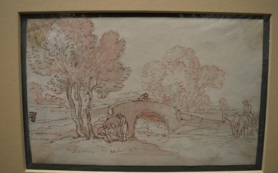 Thomas Rowlandson (1756-1827), pen and ink, with watercolour wash,...