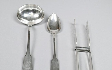 Three Amer. Silver Serving Utensils,Various Makers