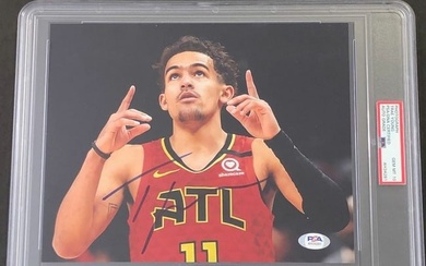 Trae Young Signed 8x10 Photo
