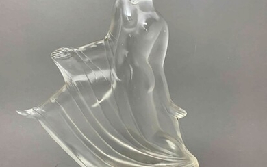 Travail Français Sculpture en verre figurant... - Lot 45 - Delon - Hoebanx