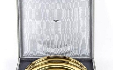 Two gilded sterling silver gilt dishes - mark of