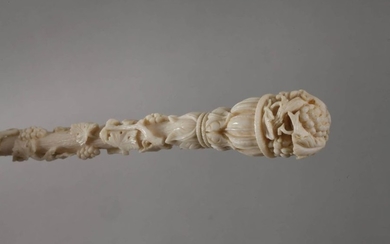Umbrella handle ivory