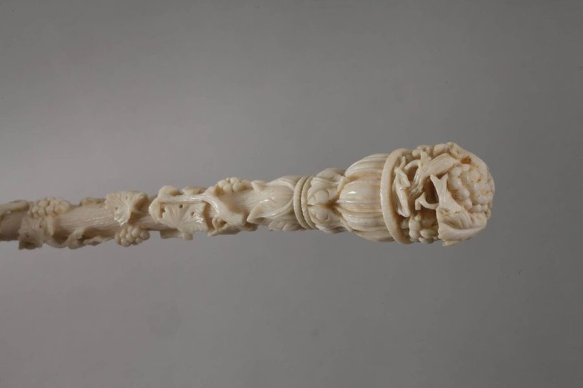 Umbrella handle ivory