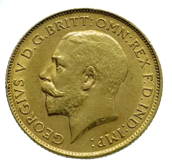 United Kingdom. George V (1910-1936). 1/2 Sovereign 1913.