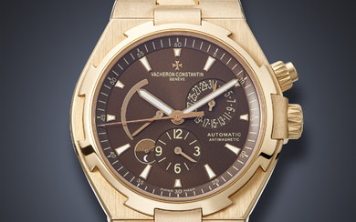VACHERON CONSTANTIN, LIMITED EDITION PINK GOLD DUAL TIME 'OVERSEAS', NO. 2/250, REF. 47450/B01R