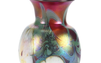 Vase Signed Charles Lotton, Dated 1975