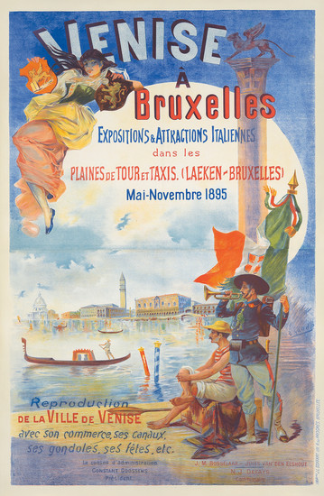 Venise à Bruxelles. 1895.