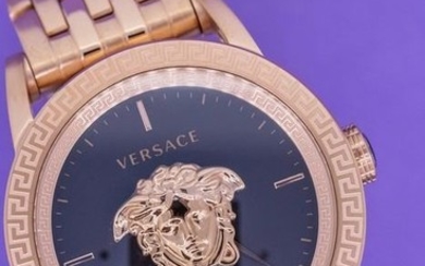 Versace - Palazzo Empire Watch Rose Gold tone Swiss Made - VERD00718 - Men - Brand New