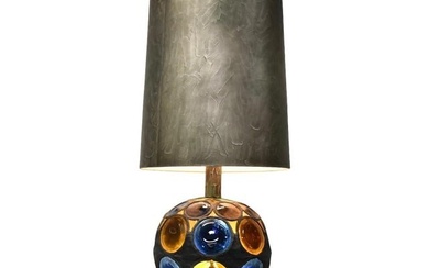 Vintage Multicolored Acrylic Table Lamp
