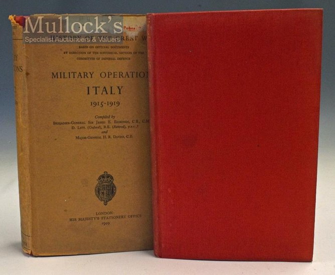 WWI - Military Operations in Italy 1915-1919 Book...