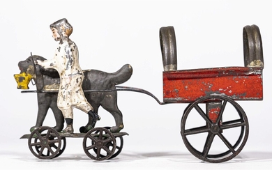 Wagon with Dog & Shepherd Platform Toy