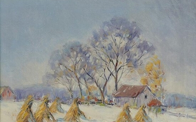 Walter Krawiec, Haystacks in Winter