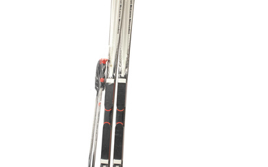 West McLaren Mercedes promotional ski equipment