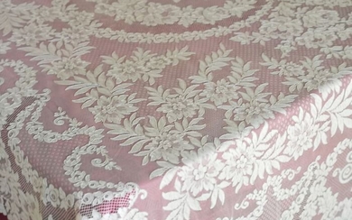 Wonderful piece. Antique French alençon lace bedspread, unworn. King size bed. - Antique alencon - Second half 20th century