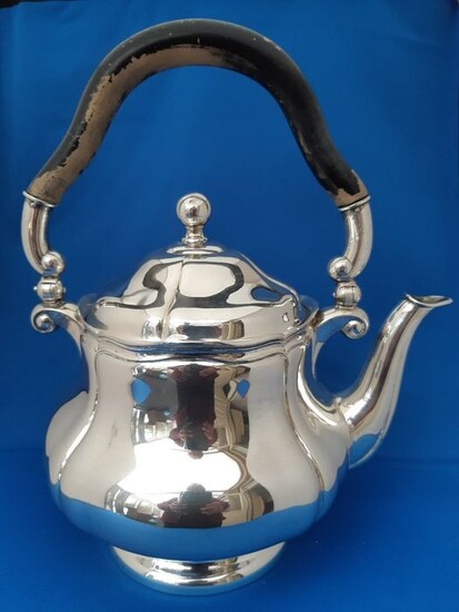 chocolate kettle - .800 silver - Lutz & Weis Pforzheim - Germany - Late 19th century
