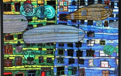 Friedensreich Hundertwasser, Save the Whales, Offset