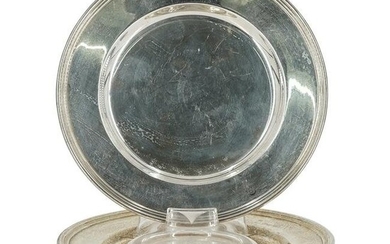 (12 Pc) International Sterling Silver Plates Set