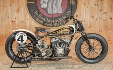Indian Scout Flat Track Racing Motorcycle