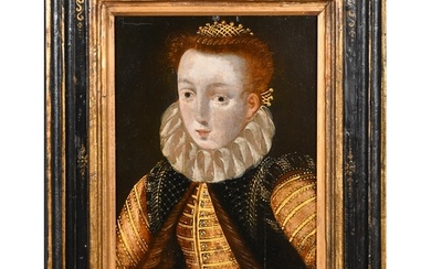 16th Century English School. A Portrait believed to be Queen...
