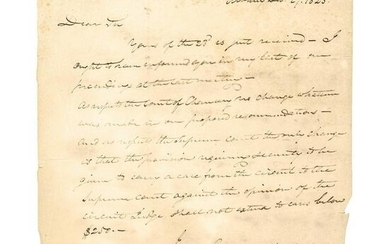 1825 JOHN SAVAGE ALS to Ogden Edwards Re NY Court