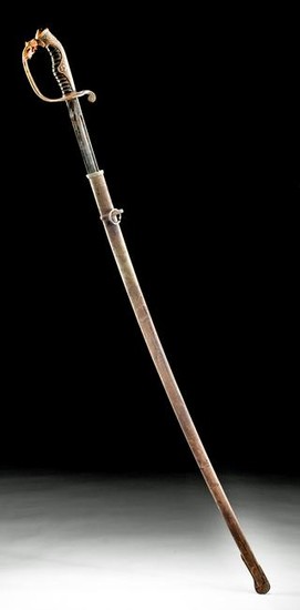 19th C. Russo-Japanese Steel Kyu-gunto Sword