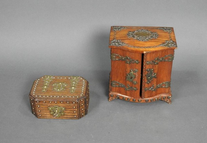 2 ENGLISH VICTORIAN JEWELRY BOXES