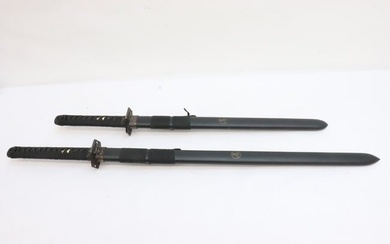 2 Japanese style samurai sword