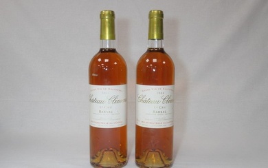 2 bouteilles de Sauternes, Barsac, Premier... - Lot 146 - Enchères Maisons-Laffitte