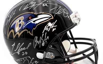 2012 Baltimore Ravens Team Signed Helmet