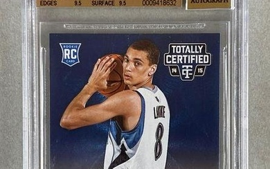 2014 - 2015 Totally Certified Present Potential Sigs Zach LaVine #PPSZL BGS 9.5