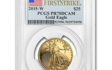 2015-W 1/2 oz Proof American Gold Eagle PR-70 PCGS (FirstStrike)