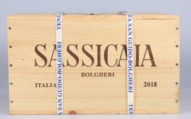 2018 Sassicaia, Tenuta San Guido, Toskana, 97 Falstaff-Punkte, 6 Flaschen, in OHK