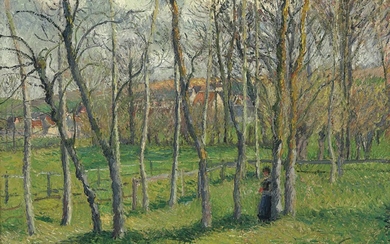 Camille Pissarro (1830-1903), Prairie de Bazincourt