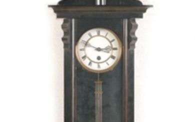 wall clock Lenzkirch, around 1878, wood housing...